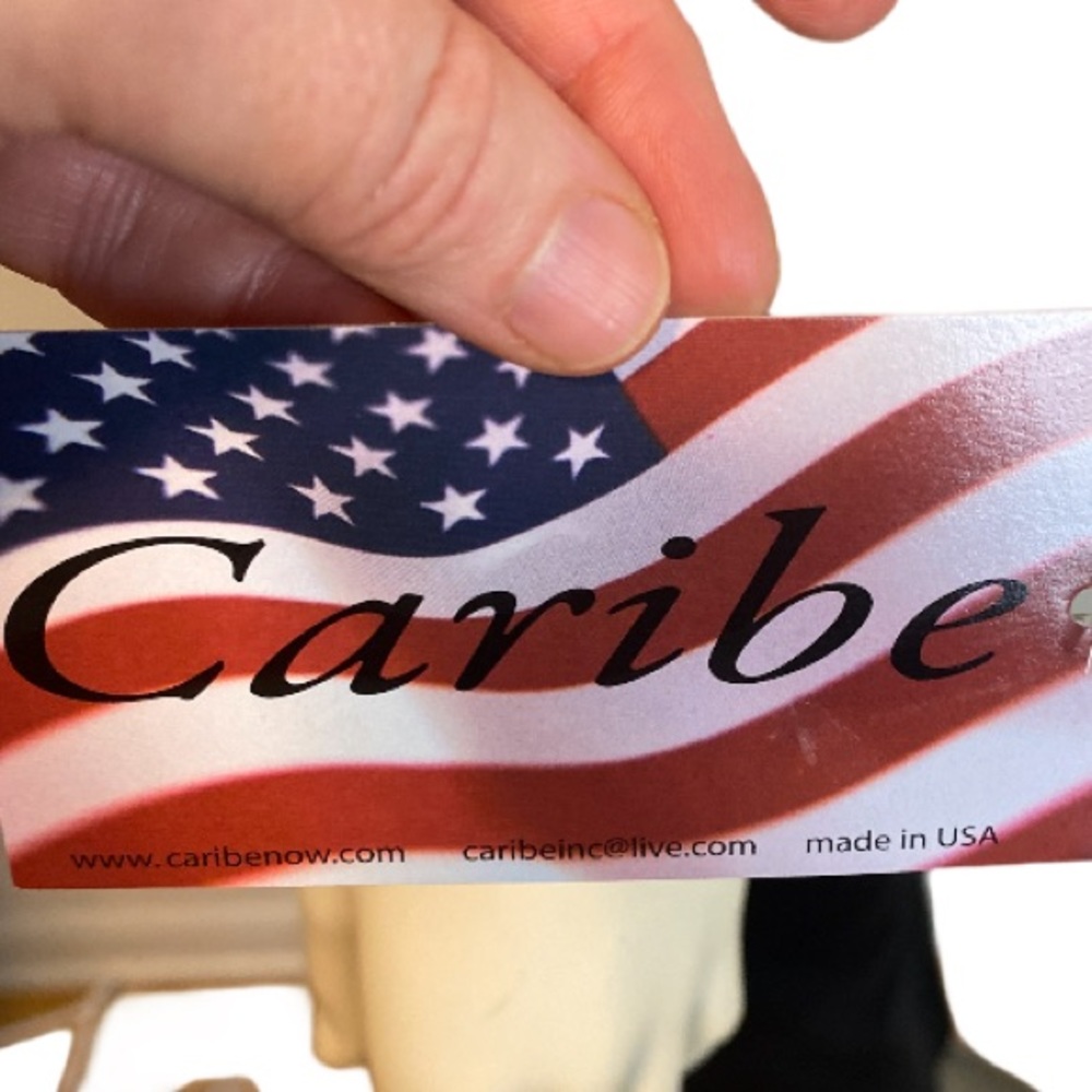 CARIBE Brown Black 1/4 Zip Long Sleeve Top 1X NWT - Picture 6 of 7